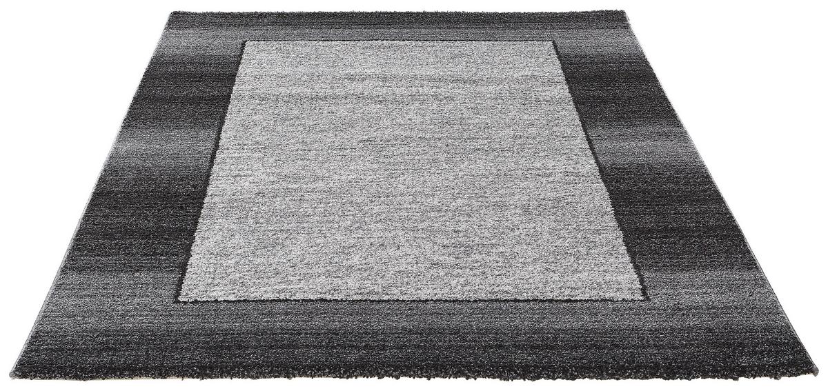 Webteppich Liquido Bordo Grau 65x130 cm - Grau, Basics, Textil (65/130cm) - Novel
