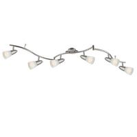 LED-Strahler 54536-6 - Basics, Glas/Metall (145/27,5/18,5cm) - Globo