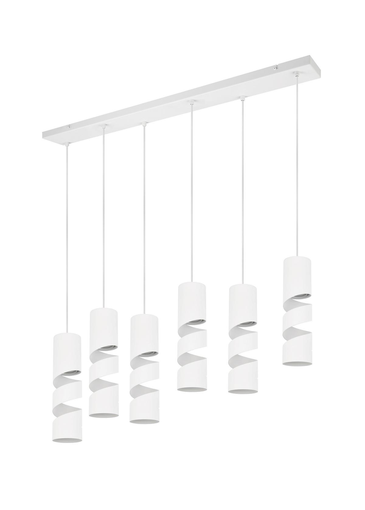 Pendelleuchte 364000631 Stream - Weiß, KONVENTIONELL, Metall (100/14/150cm) - Trio Leuchten
