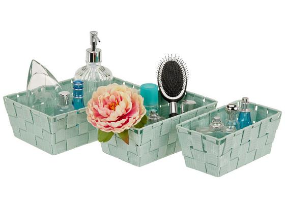 Regalkorbset Gesa - Mintgrün, KONVENTIONELL, Kunststoff/Metall - Ombra Regalkorbset Gesa - Mintgrün, KONVENTIONELL, Kunststoff/Metall - Ombra