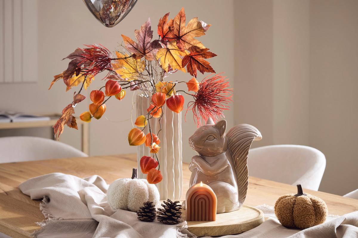 Váza FELINE - bílá, Konvenční, keramika (16/40,5cm) - Mömax