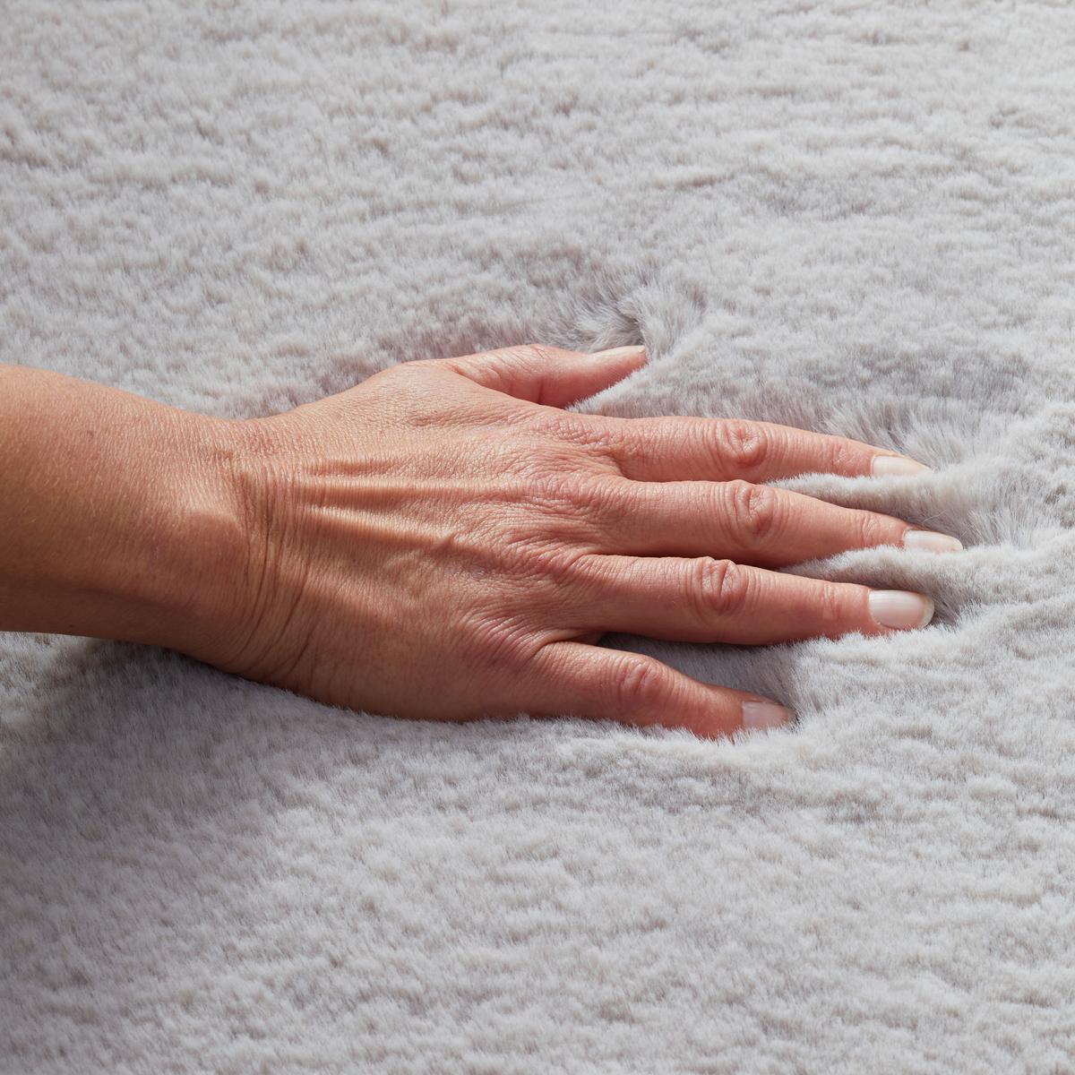 TKANÝ KOBEREC Fuzzy 3, 160/230cm, sivá - sivá, Modern, textil (160/230cm) - Mömax