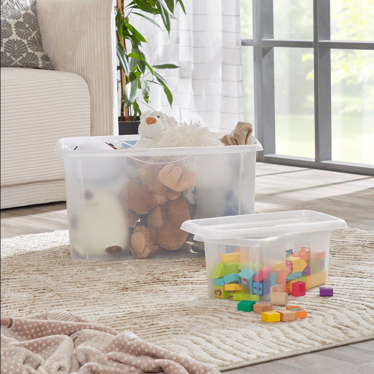 Doboz Tető Emilia - áttetsző, Konventionell, műanyag (21/35,5cm)