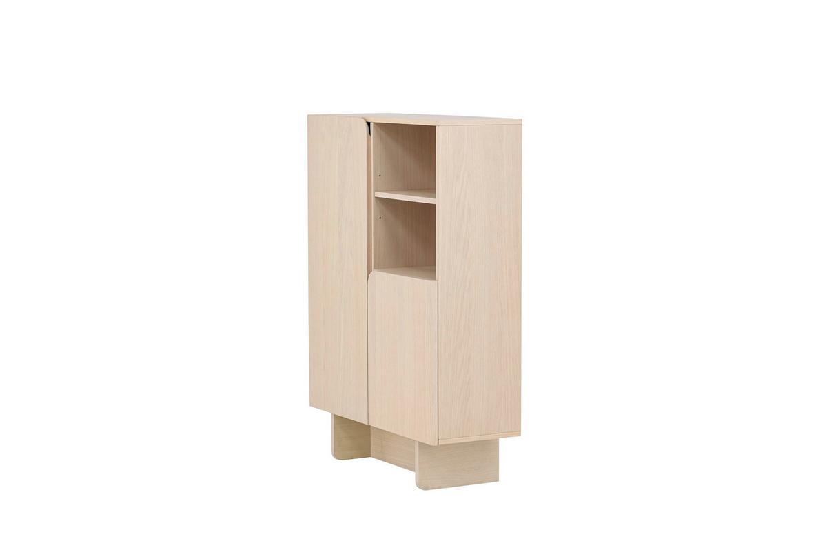 Aktenschrank Tyresö Weiß B: 80 cm - Weiß, MODERN, Holz (80/110/30cm) - Livetastic