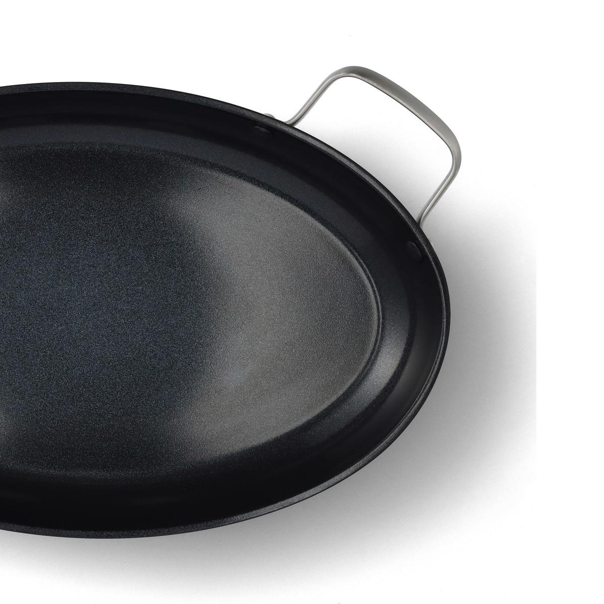 Fischpfanne Copenhagen Schwarz D: 40 cm - Schwarz, Basics, Metall (40cm) - GreenPan