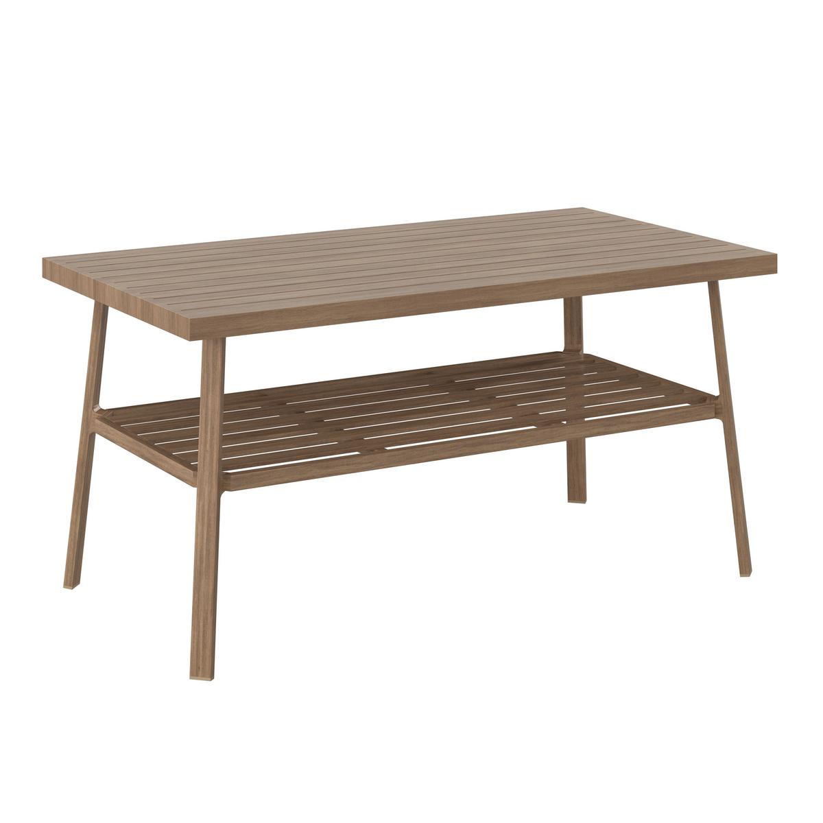 Loungegarnitur Elena - Beige/Naturfarben, MODERN, Textil/Metall - Beldano