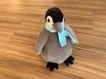 Dveřní Zarážka Pinguin, 27cm - šedá/černá, textil (27cm) - Modern Living