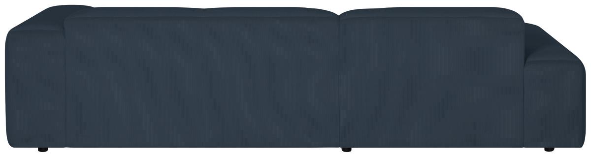 Ecksofa Hannah Blau 200x304 cm - Blau/Schwarz, Design, Textil (200/304cm) - MID.YOU