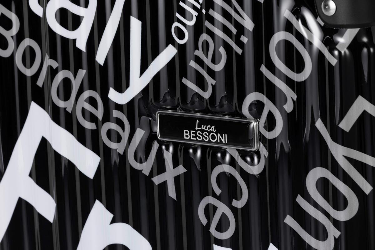 Reisekofferset Hilde - Schwarz/Grau, KONVENTIONELL, Kunststoff/Textil - Luca Bessoni