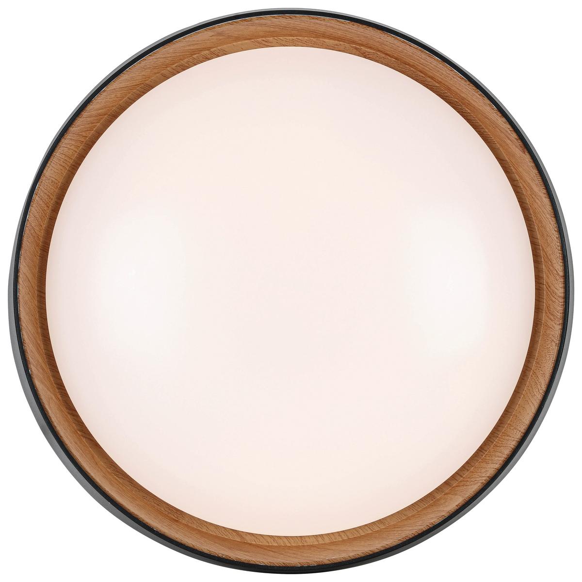 STROPNÉ LED SVIETIDLO LIA - biela, Konventionell, kov/drevo (39/7cm) - Mömax