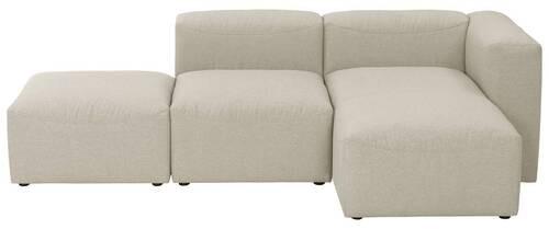 Ecksofa Lena Creme Flachgewebe - Creme, Design, Textil (250/73/160cm) - Max Winzer
