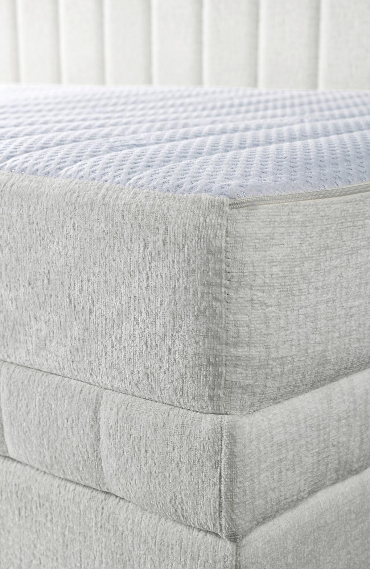 Schlafsofa Roma, Creme B: 212 Cm - Creme/Schwarz, Design, Holz/Holzwerkstoff (212/83/99cm) - MID.YOU