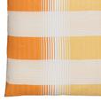 Seersucker Bettwäsche 140x200 cm Enja Baumwolle Rot/Orange - Rot/Orange, MODERN, Textil (140/200cm) - Luca Bessoni