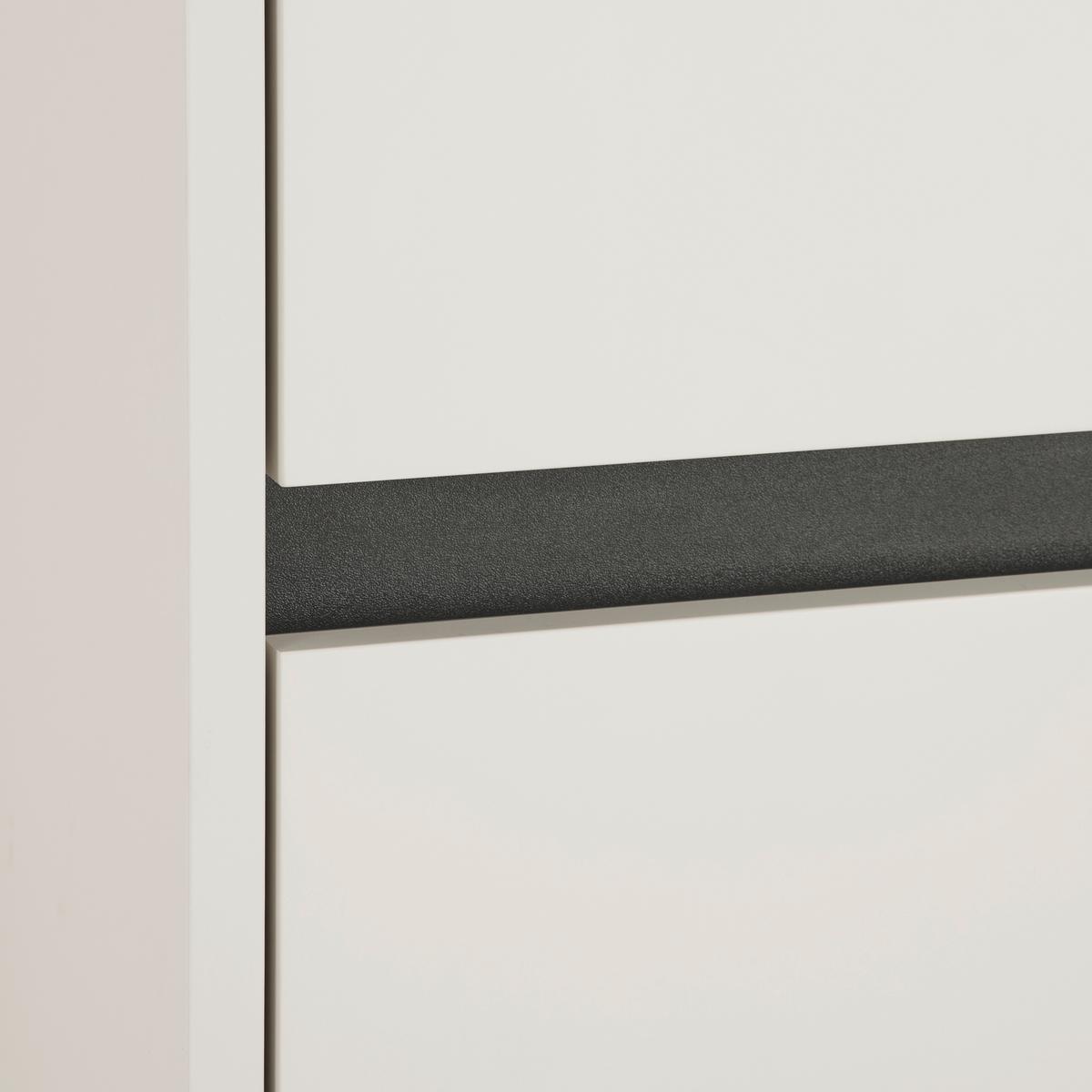 Vysoká skrinka SOPHIA - černá/kašmírová, Moderní, kompozitní dřevo (35/190/33cm) - Mömax