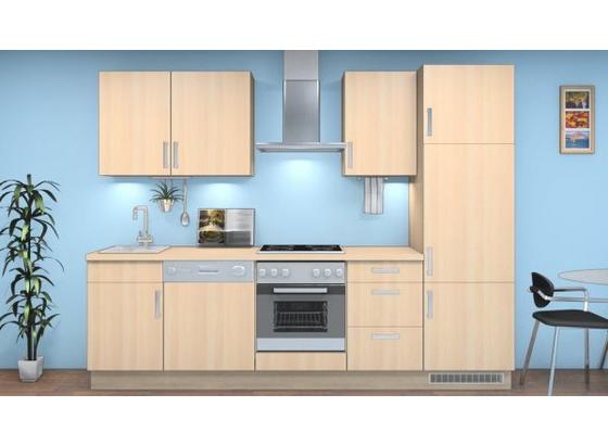 Küchenblock Alexa 280 cm Eiche Sanremo - Eichefarben/Magnolie, MODERN, Holzwerkstoff (280cm) - Vertico Küchenblock Alexa 280 cm Eiche Sanremo - Eichefarben/Magnolie, MODERN, Holzwerkstoff (280cm) - Vertico