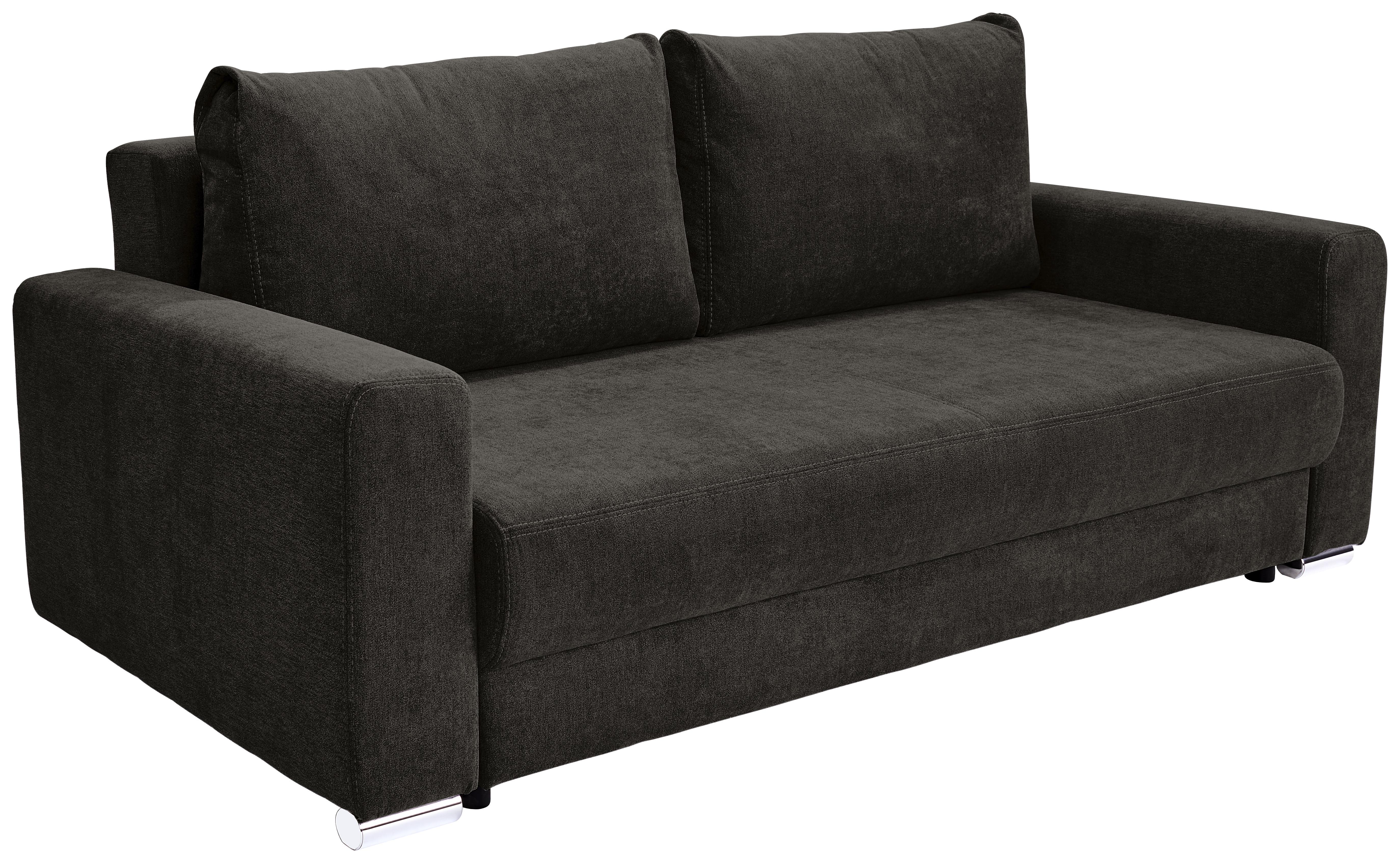 Bigsofa Garcia B: 248cm - Chromfarben/Braun, MODERN, Holz/Textil (248/90/103cm) - Luca Bessoni