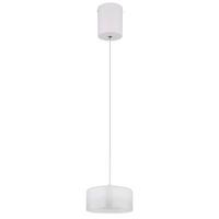LED-Hängeleuchte Belinda Klar Opal Weiß D: 15 cm - Klar/Opal, Design, Glas/Kunststoff (15/150cm) - Globo