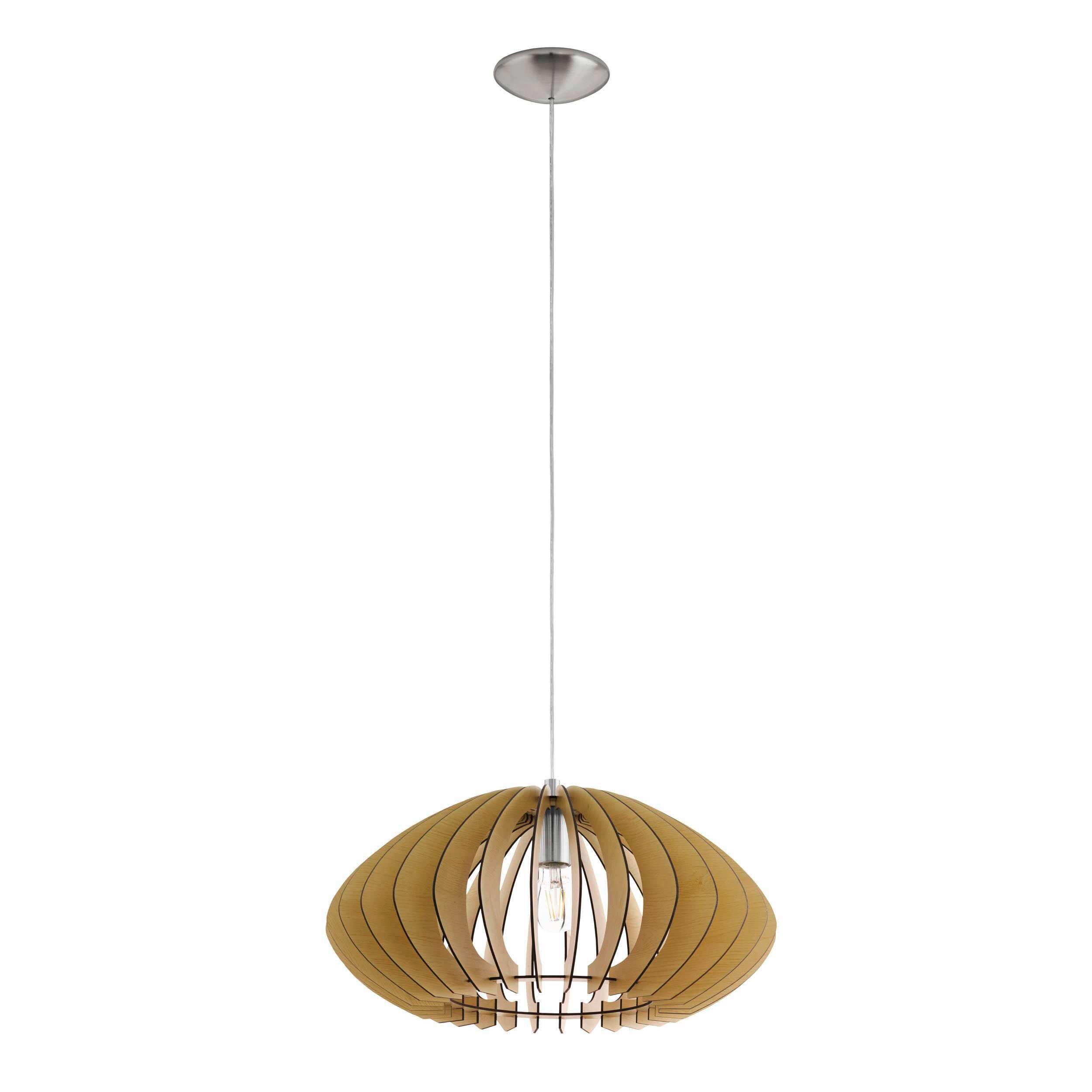 Hängeleuchte 95257* Cossano 2 - Ahornfarben, Natur, Holz/Metall (50/150cm) - Eglo