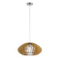 Hängeleuchte 95257* Cossano 2 - Ahornfarben, Natur, Holz/Metall (50/150cm) - Eglo