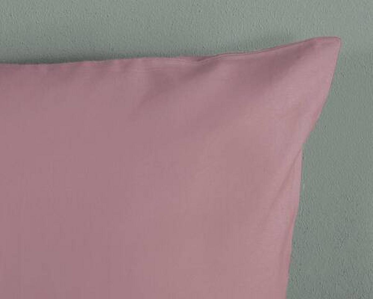 Bettwäsche Rosa Rot Altrosa 135x200 cm - Altrosa, Basics, Textil (135/200cm)