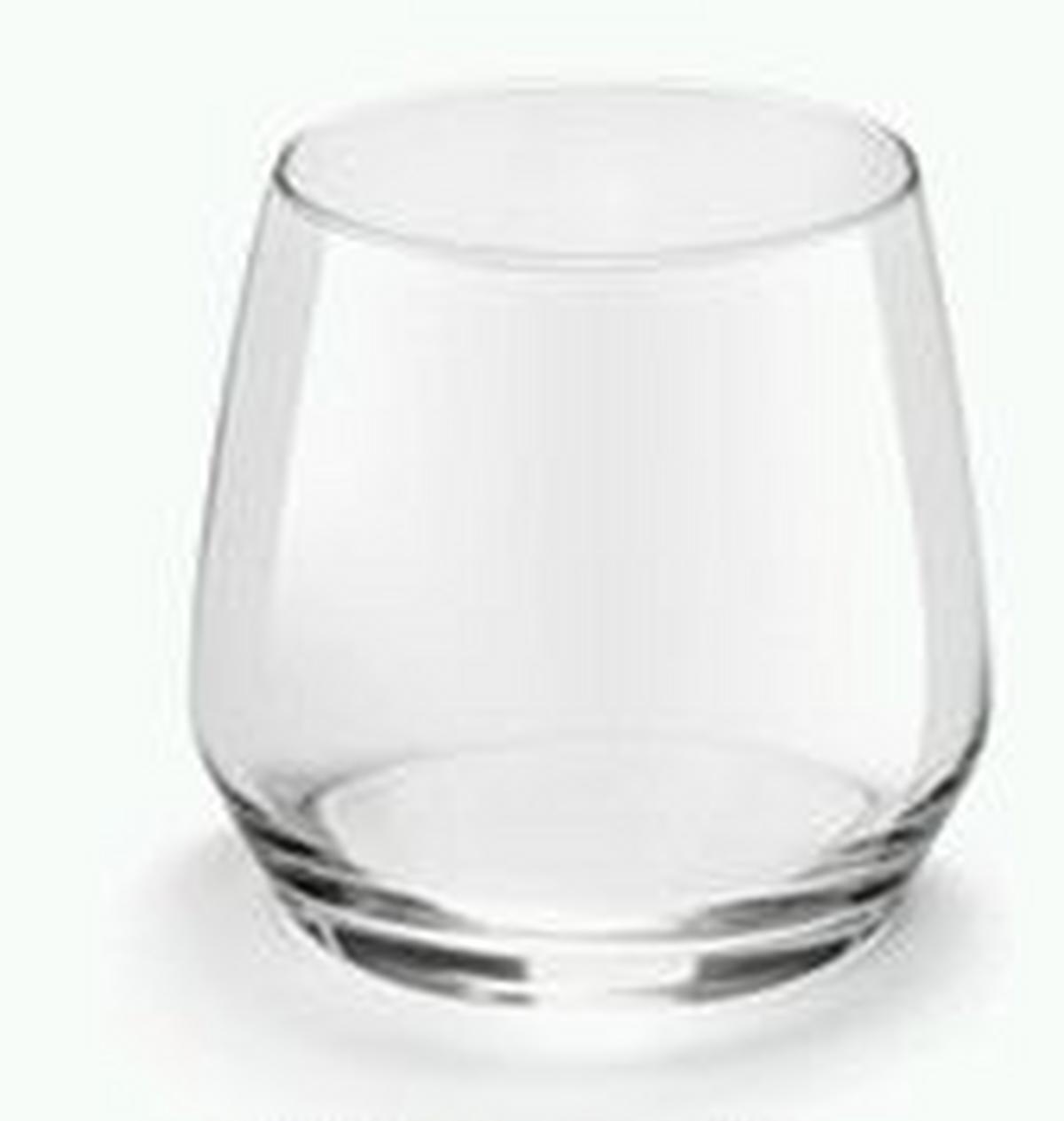 Wasserglas Iskandar 4er-Set, Je ca. 370 ml - Klar, MODERN, Glas (0,37l) - Luca Bessoni
