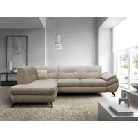 Ecksofa Imo Hellbraun 201x274 Cm - Hellbraun/Schwarz, Design, Textil (201/274cm) - MID.YOU