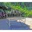 Gartenbank Talin - Silberfarben, MODERN, Metall (111/84/52cm) Gartenbank Talin - Silberfarben, MODERN, Metall (111/84/52cm)