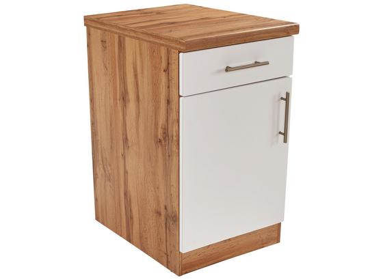 Küchenunterschrank Stella Us50 - Eichefarben/Weiß, Holzwerkstoff (50/86/57cm) - Ombra Küchenunterschrank Stella Us50 - Eichefarben/Weiß, Holzwerkstoff (50/86/57cm) - Ombra