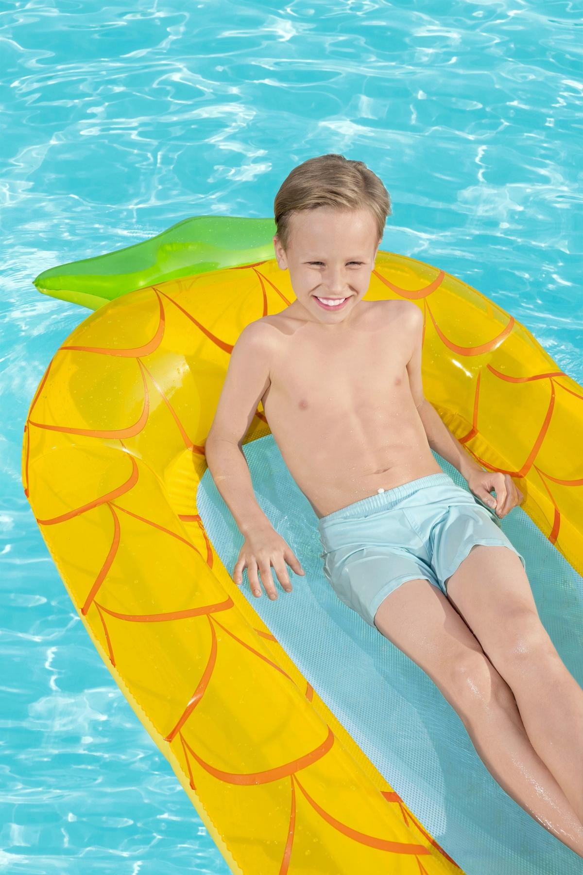 Luftmatratze Peter - Gelb/Rot, KONVENTIONELL, Kunststoff (164/88/23cm) - Bestway