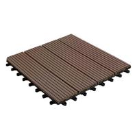 Terrassenfliese Wpc Royal Dunkelbraun - Dunkelbraun, Design, Holzwerkstoff (30/30cm) - Ambia Garden