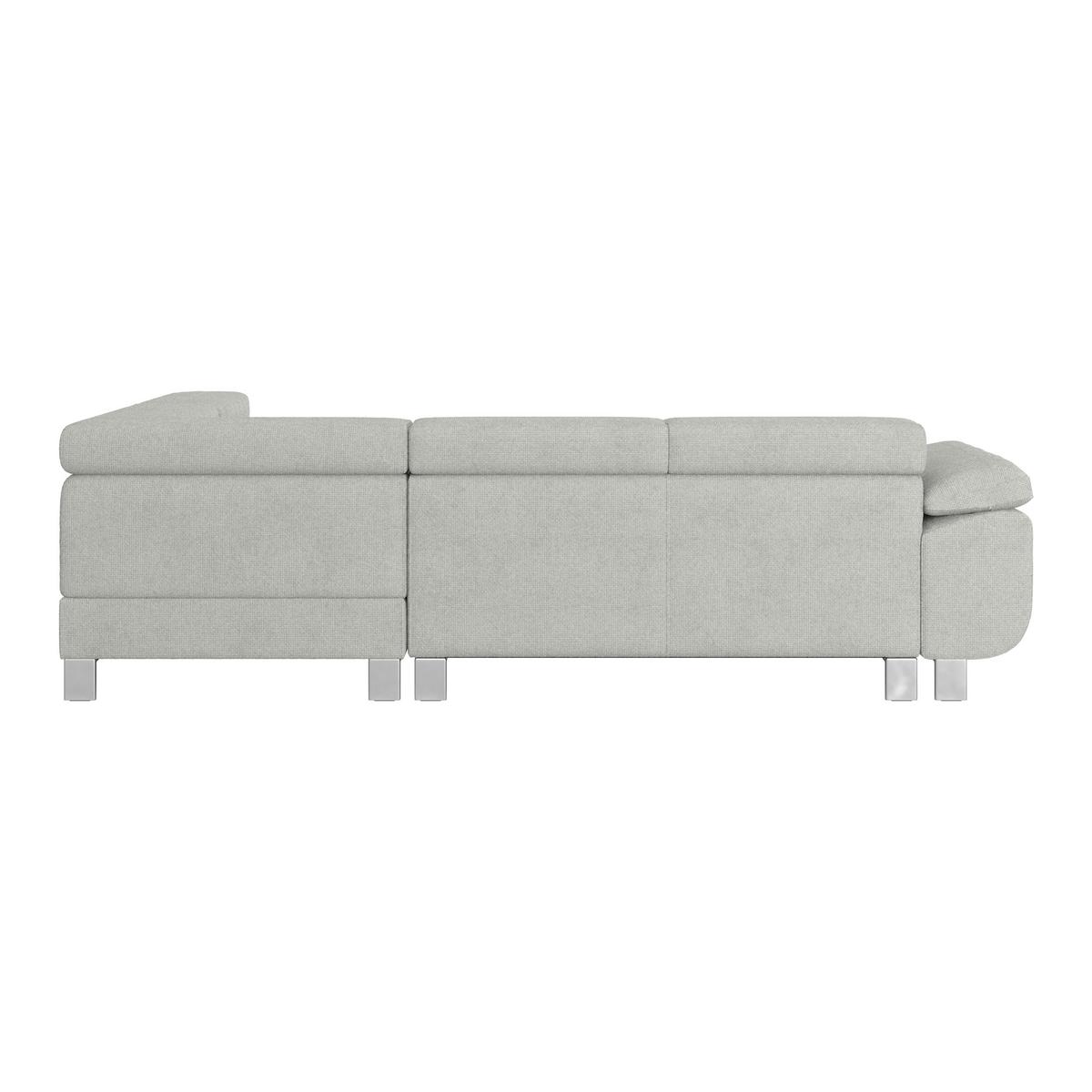 Ecksofa Savona - Hellgrau, MODERN, Textil (270/230cm) - Ondega