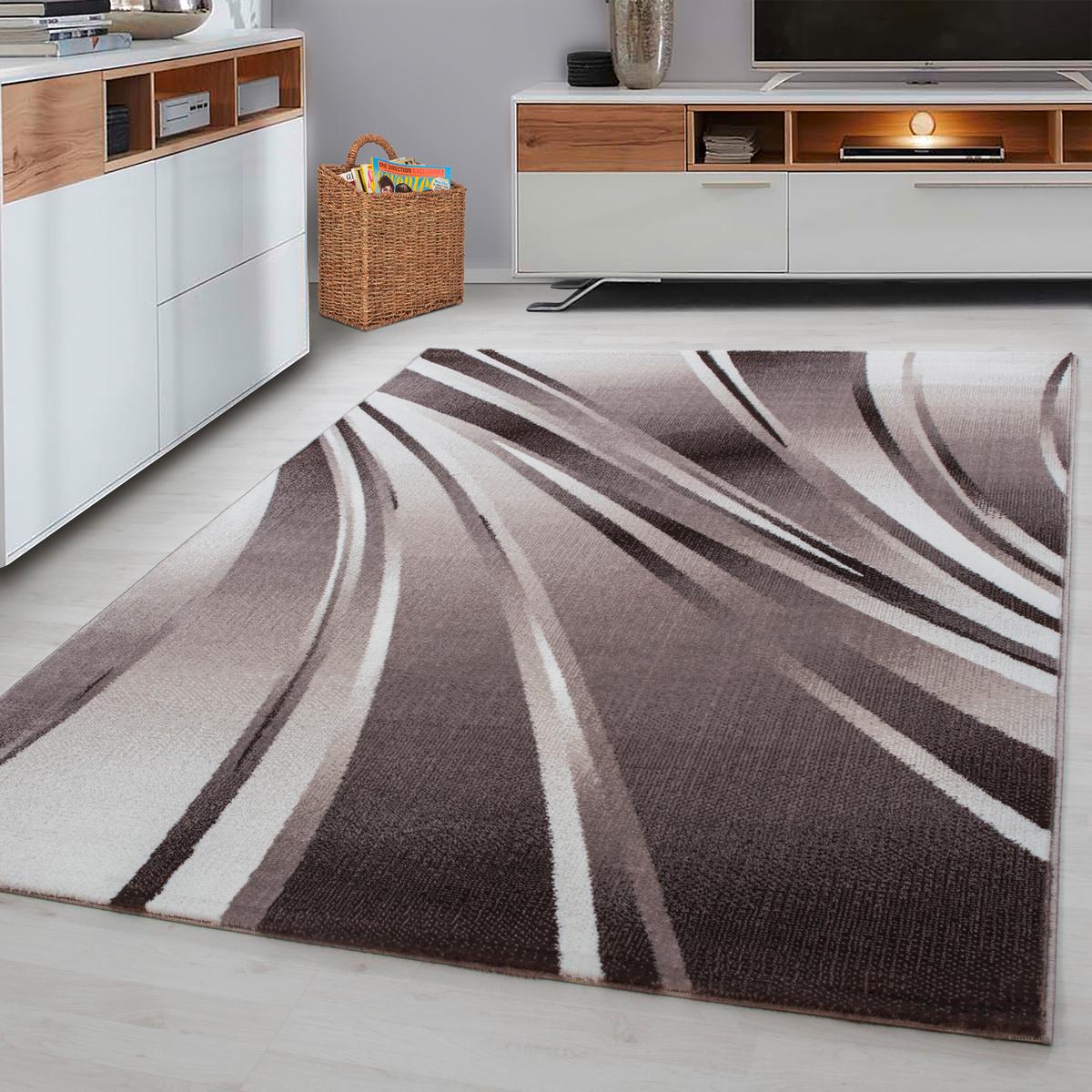 Flachwebteppich Parma - Braun, Design, Textil (280/370cm) - Novel