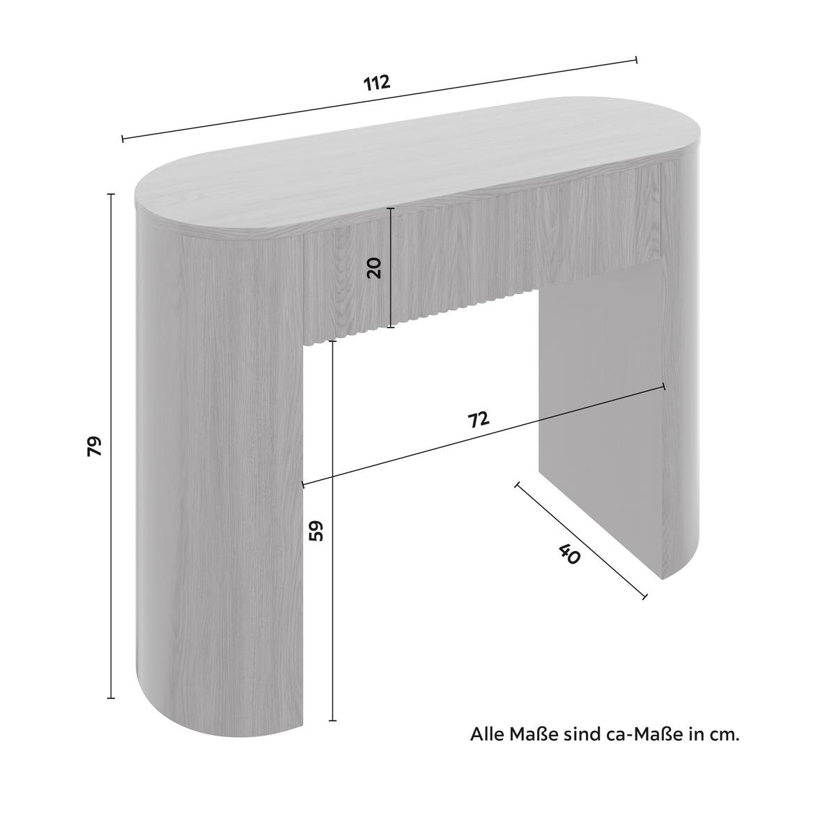 KONZOLOVÝ STOLÍK NOAH - farba vlašského orecha, Modern, kompozitné drevo (112/79/40cm) - Bessagi Home
