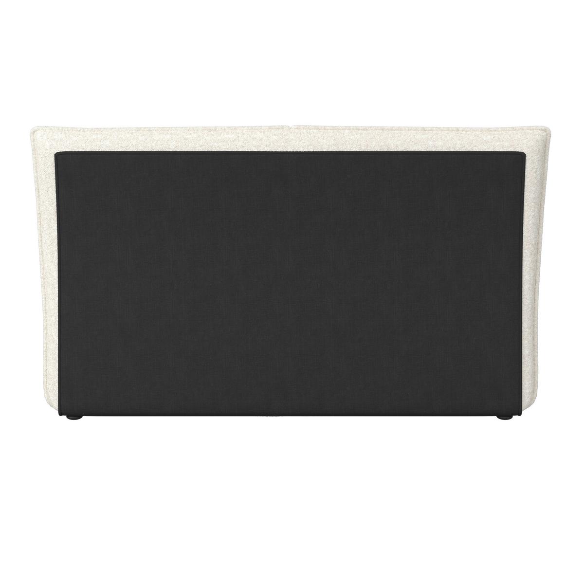 Čalúnená posteľ ELLI 180x200, krémová - svetlohnedá/čierna, Modern, drevo/kompozitné drevo (180/200cm) - Bessagi Home