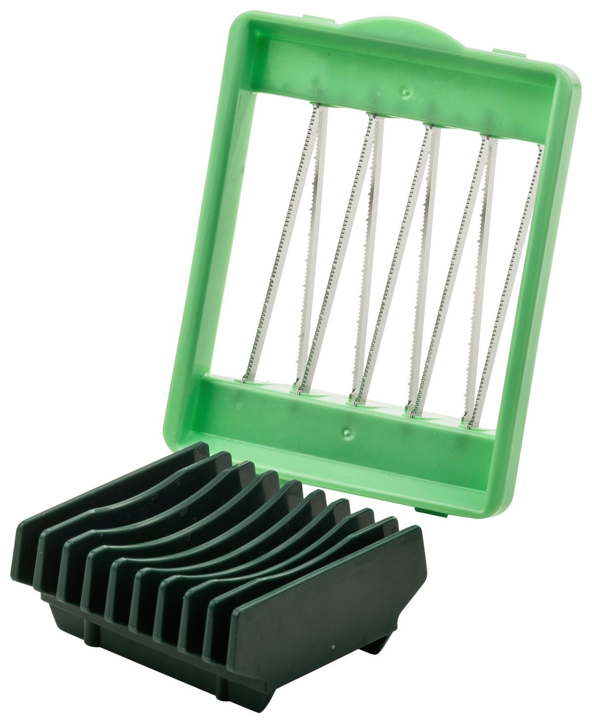Gemüseschneider aus Metall + Kunststoff Nicer Dicer Chef - Grün, Basics, Kunststoff/Metall - Genius