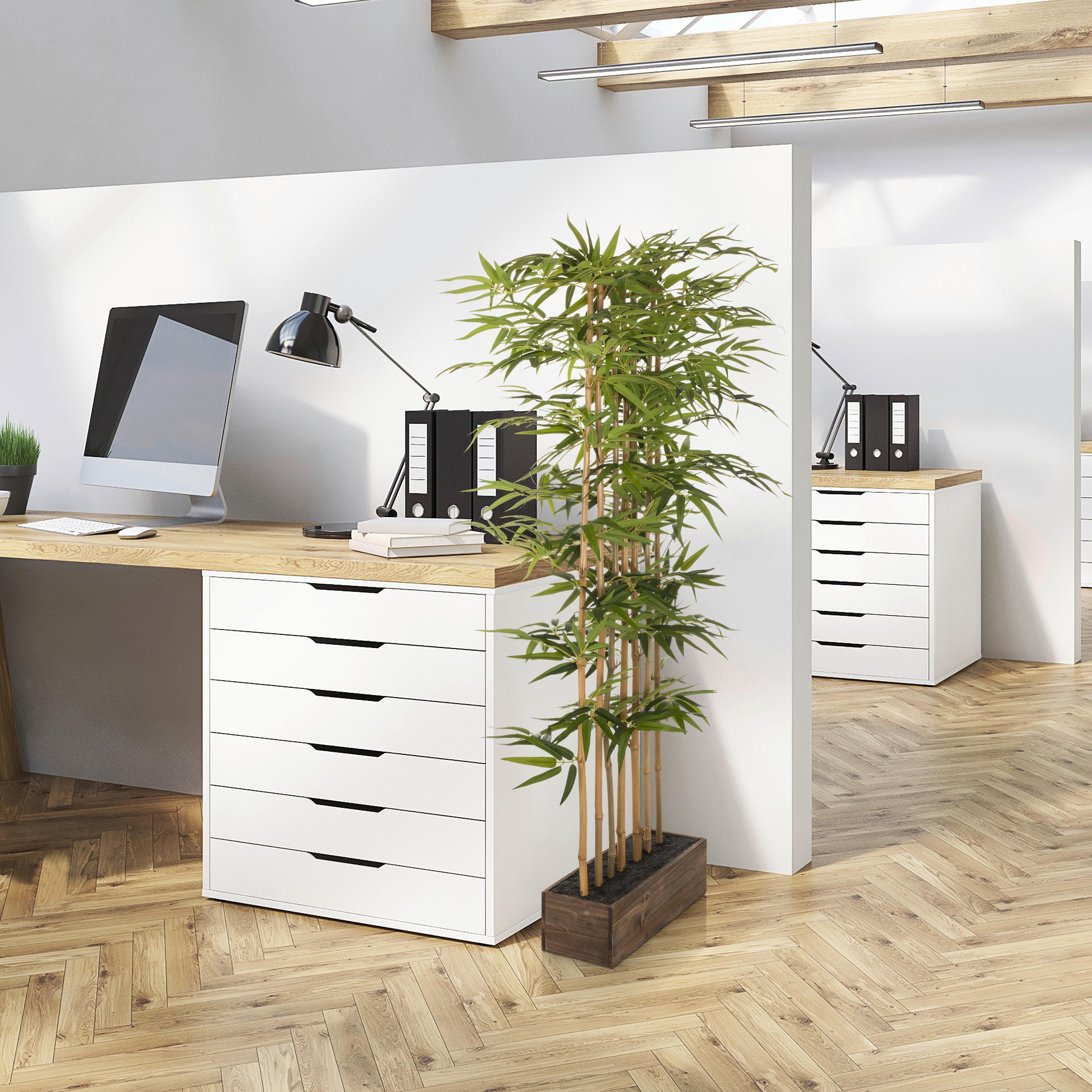 Bambus Bambus I - Dunkelbraun/Braun, Basics, Holzwerkstoff/Kunststoff (60/150/30cm) - MID.YOU