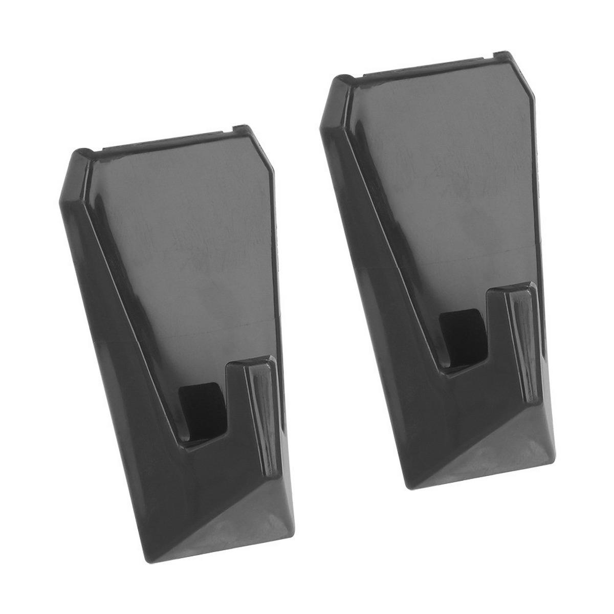 Akasztó Fekete - műanyag (9,4/16/2,5cm)