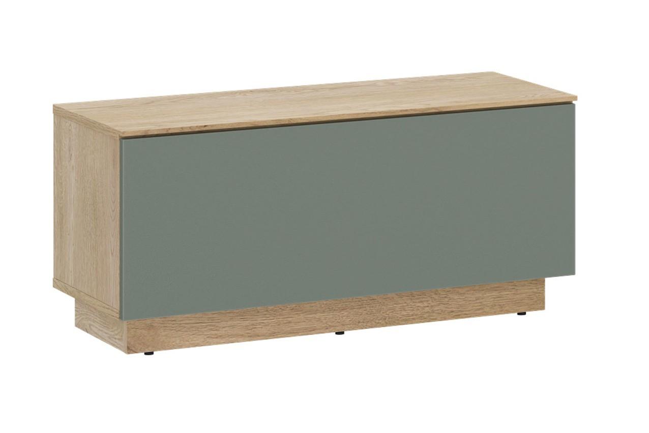 Lowboard Puento Eichefarben/Salbei B: 80cm - Salbeigrün/Eichefarben, Design, Holzwerkstoff (80/37,6/35cm) - Livetastic