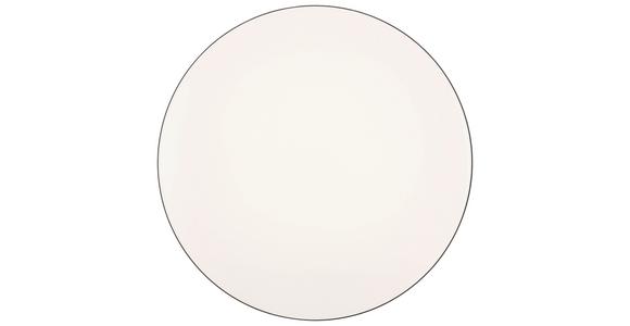 LED-Deckenleuchte Fritzi Ø 30 cm - Schwarz/Weiß, MODERN, Kunststoff/Metall (30/6,5cm) - Luca Bessoni