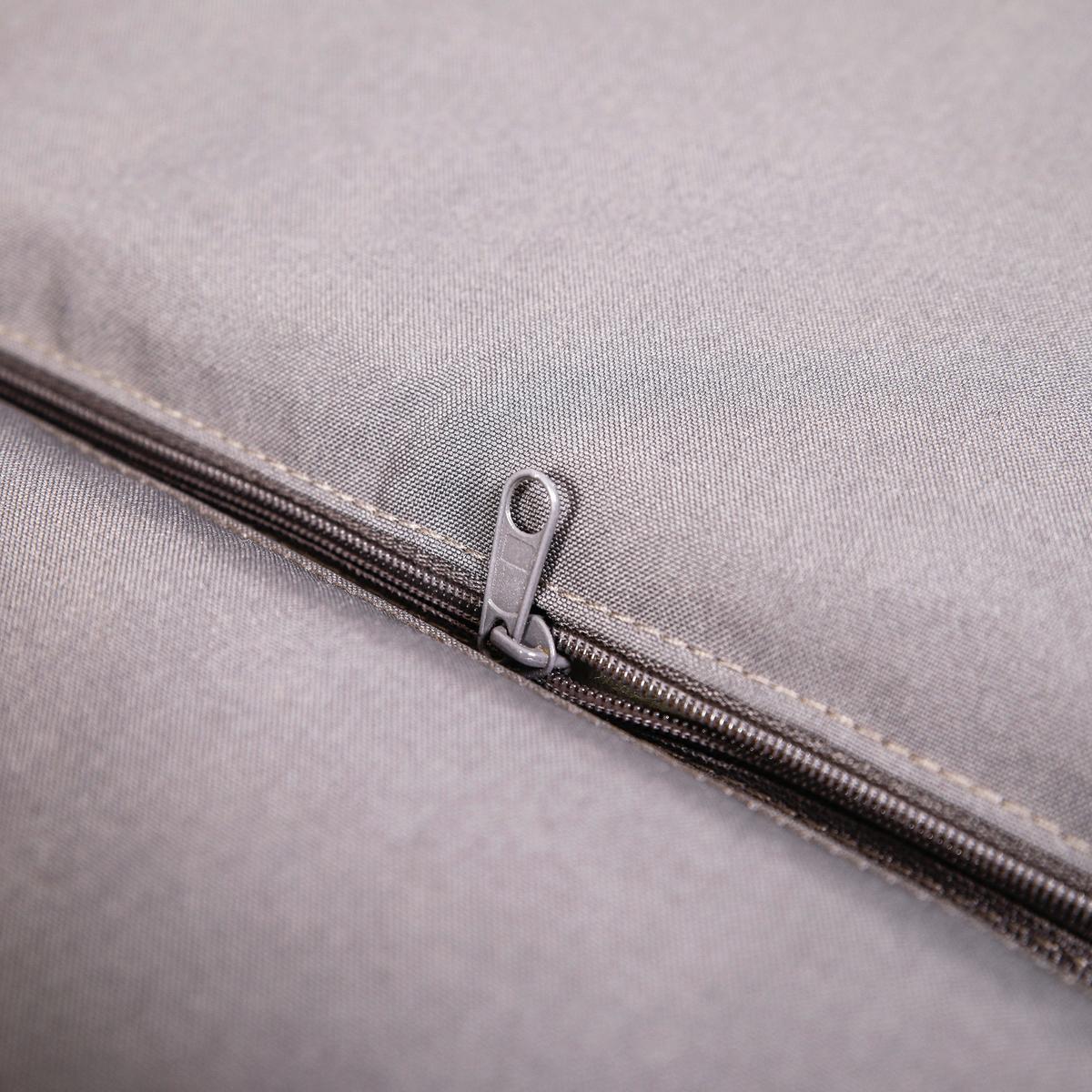 Gartenbank Holz 2-Sitzer Borkum Mit Sitzauflage - Akaziefarben/Grau, MODERN, Holz/Textil (198/78/68cm) - Greemotion