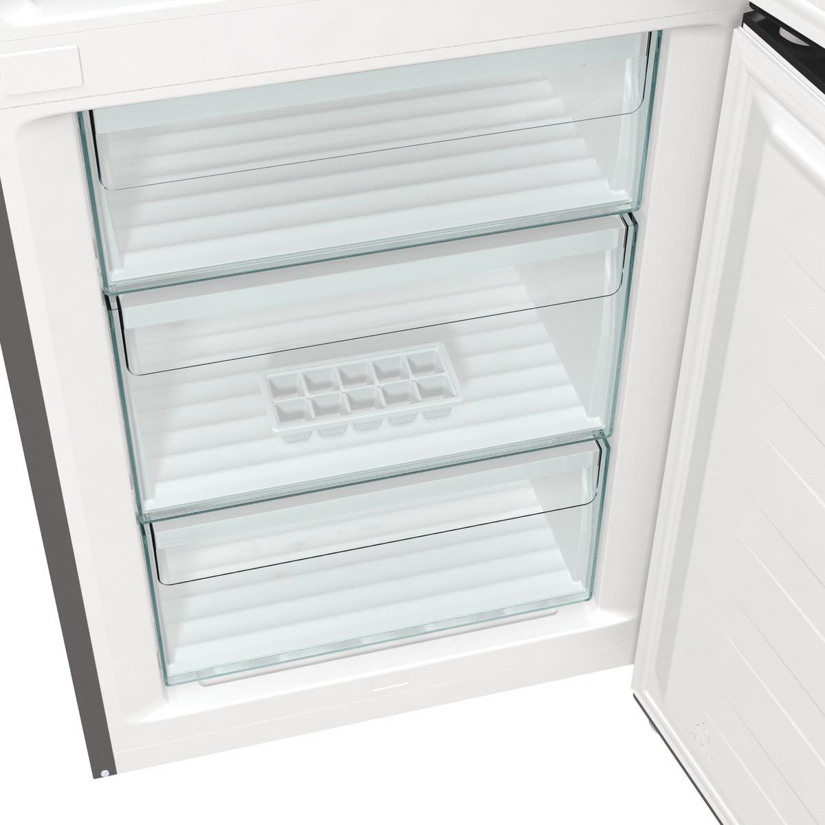 Kühl-gefrier-kombination N61ea2xl4 - Edelstahlfarben, Basics, Glas/Kunststoff (60/185/59,2cm) - Gorenje
