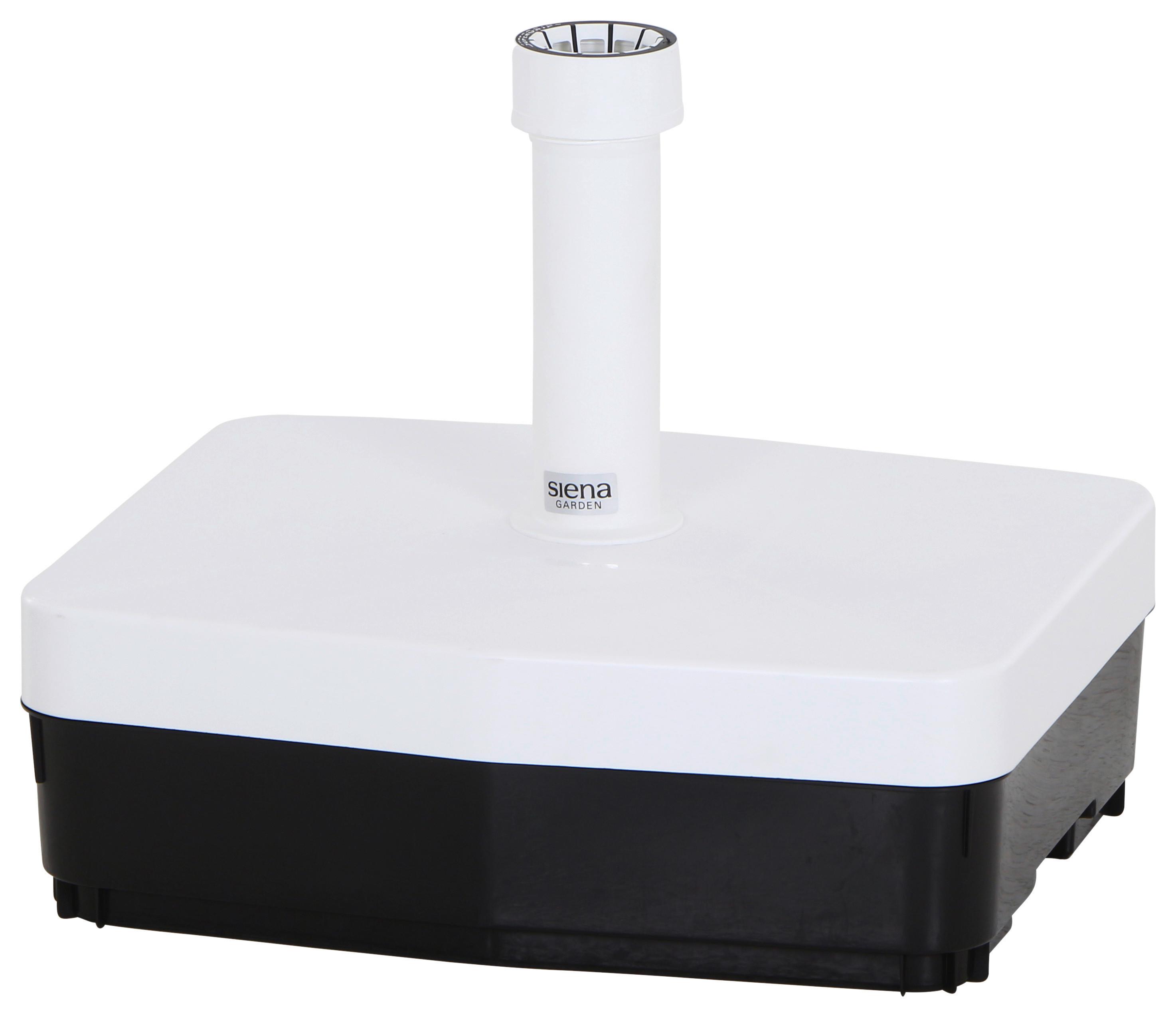 Schirmständer Kunststoff für BxHxT: 49x16x41 cm - Anthrazit/Weiß, KONVENTIONELL, Kunststoff (49/16/41cm) - Siena Garden