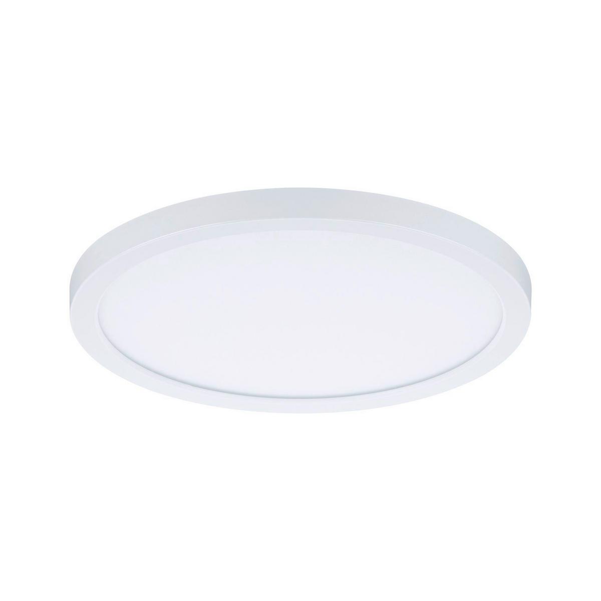 Led-paneel Ø 17,5 Cm Dimmbar - Weiß, Design, Kunststoff (17,5cm) - Paulmann