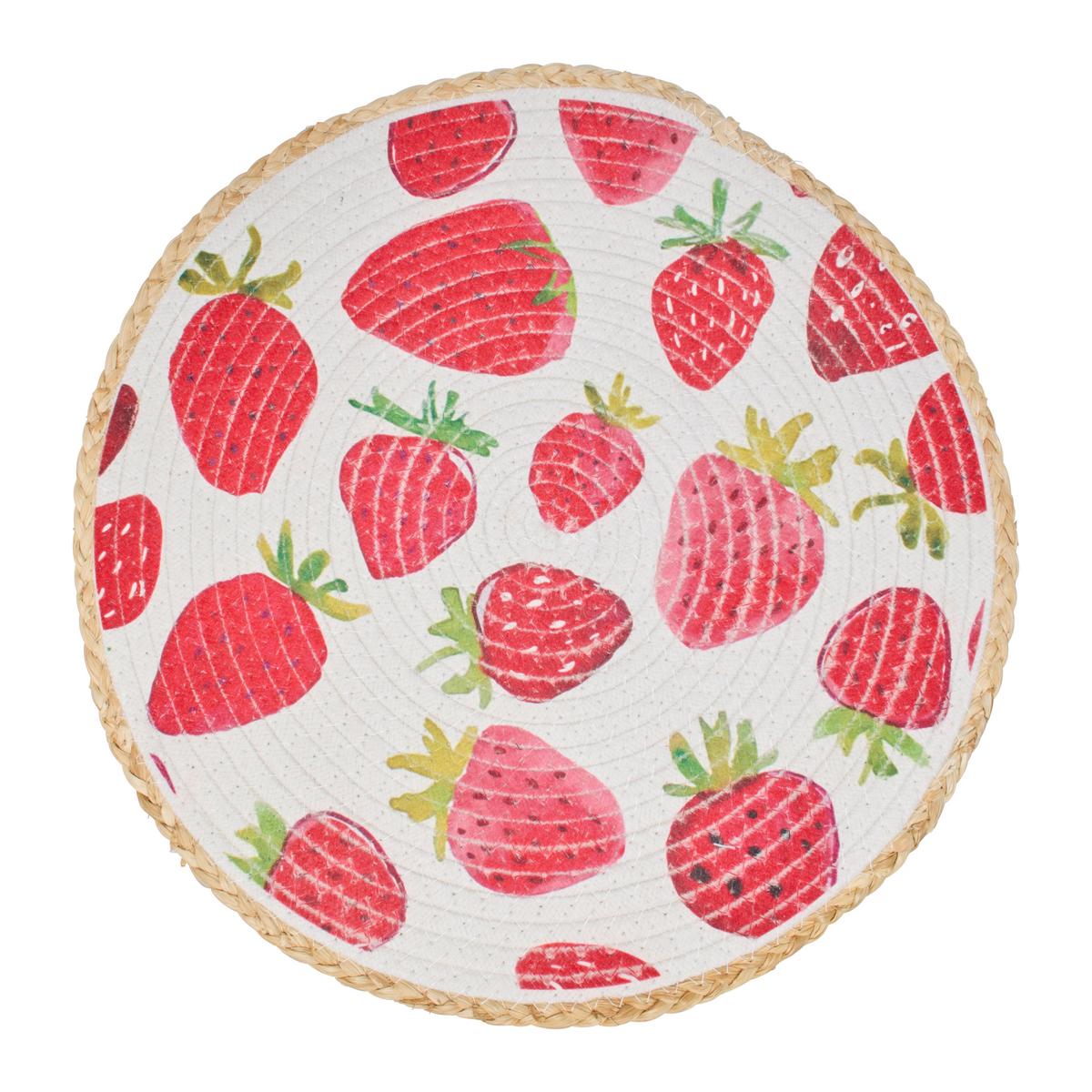 Prestieranie FRUITS - žltá/biela, Konventionell, textil (38cm)