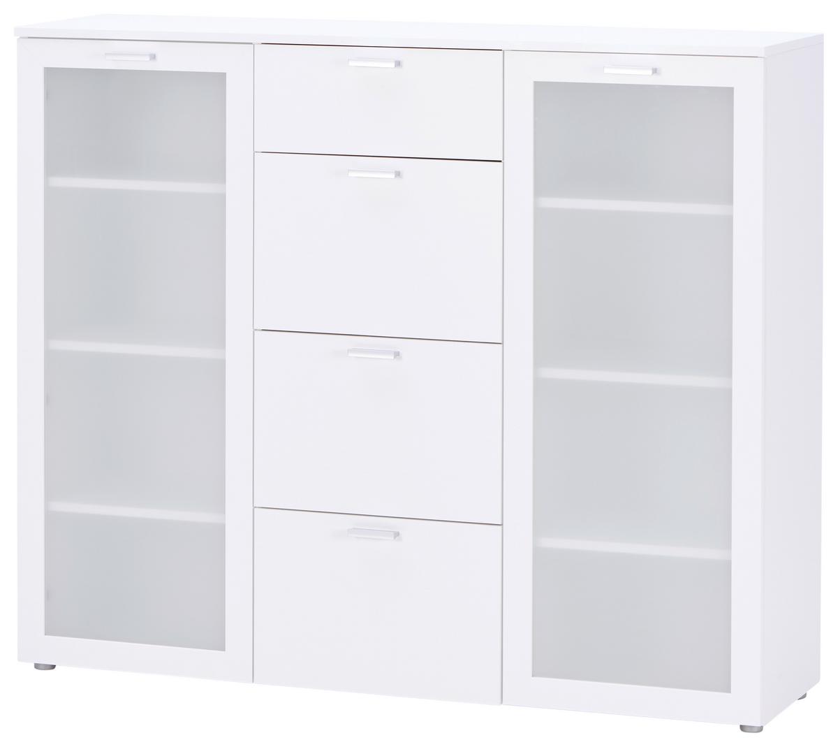 Kommode 135cm Xeno, Weiß Xeno "x2m A9 914" - MODERN (135/115/37cm)