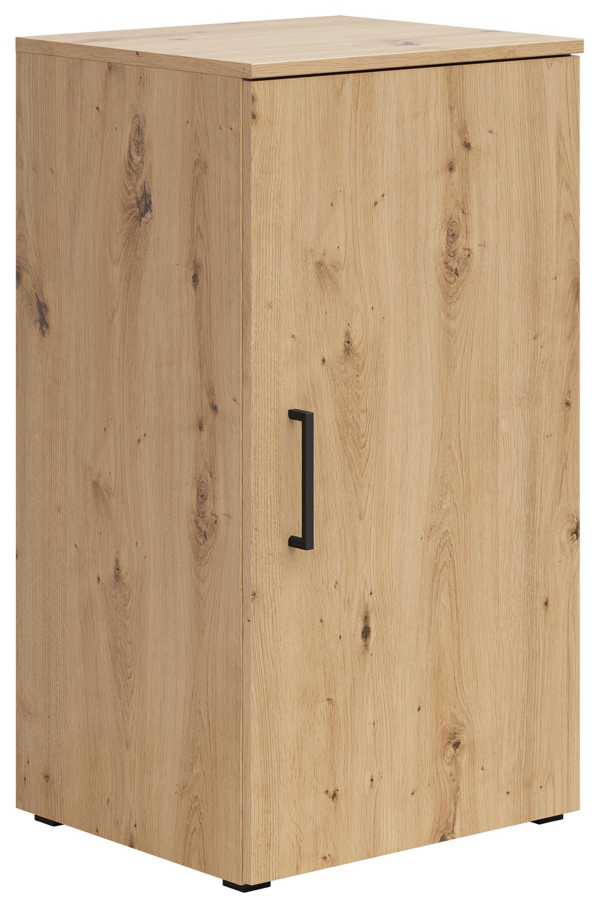 Komoda MULTISTAURAUM - čierna/antracitová, Modern, kompozitné drevo/plast (45/83/40cm)