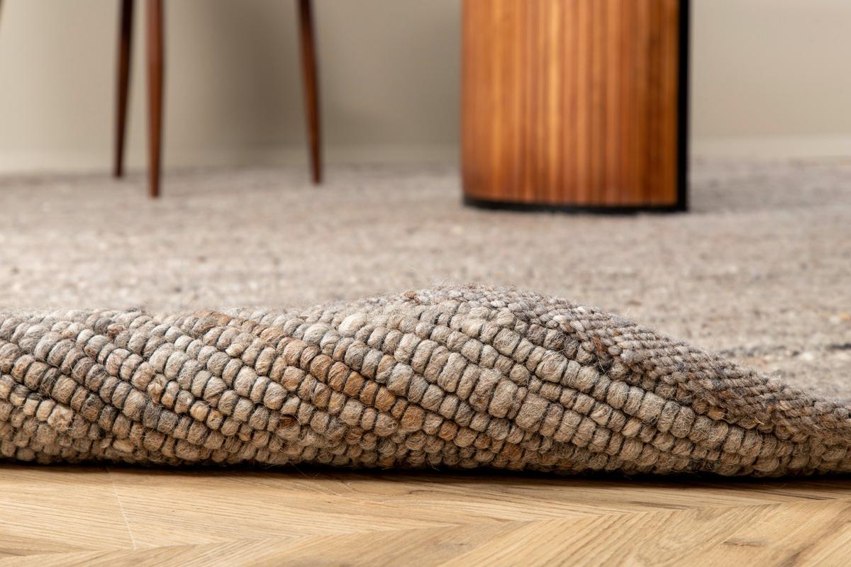 Flachwebteppich Loump - Beige/Grau, LIFESTYLE, Textil (160/230cm) - P & B