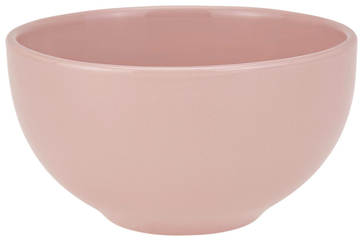 Müslischale Aus Keramik Rosa Fiorella D/h: Ca. 13/7 Cm - Altrosa, KONVENTIONELL, Keramik (13/7cm) - Luca Bessoni