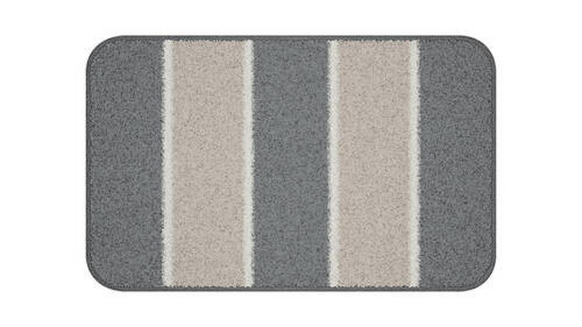 Bademattenset Waymore 2er Set - Anthrazit, Basics, Textil (50x80/40x50cm) - Grund