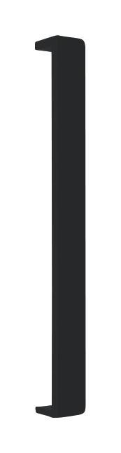 Schrankgriff Unit L:20cm Aluminium Schwarz Glänzend - Schwarz, MODERN, Metall (20/2,4/1,7cm) - Ombra